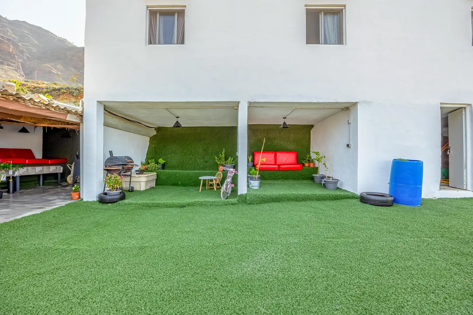 Terrassa de Casa o xalet en venda en San Bartolomé de Tirajana amb Aire condicionat, Jardí privat i Terrassa