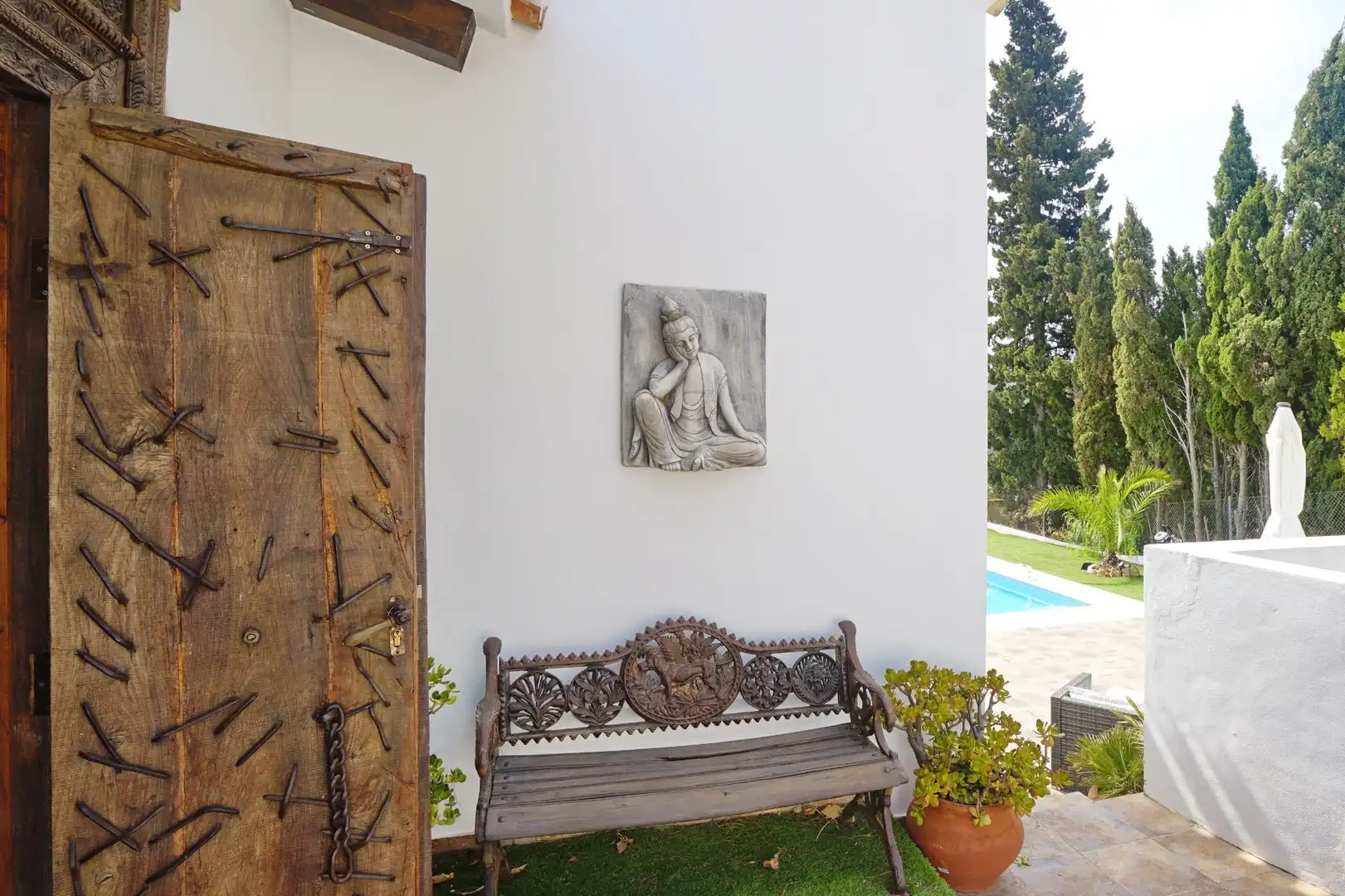 Garden of Houses for sale in Dénia  with Air Conditioner, Heating and Private garden