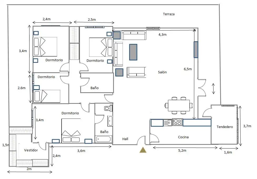 Attic for sale in Madrid  with Air Conditioner, Heating and Terrace