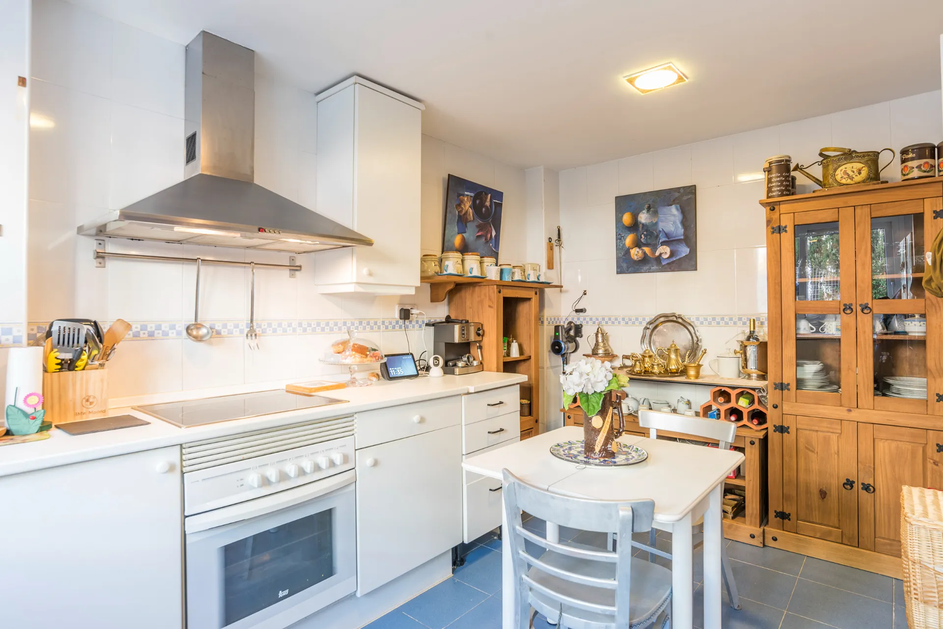 Kitchen of Single-family semi-detached for sale in San Agustín del Guadalix  with Air Conditioner, Heating and Private garden