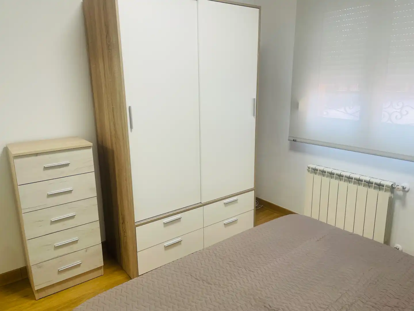 Schlafzimmer von Wohnung zur Miete in Alcázar de San Juan mit Klimaanlage, Heizung und Möbliert
