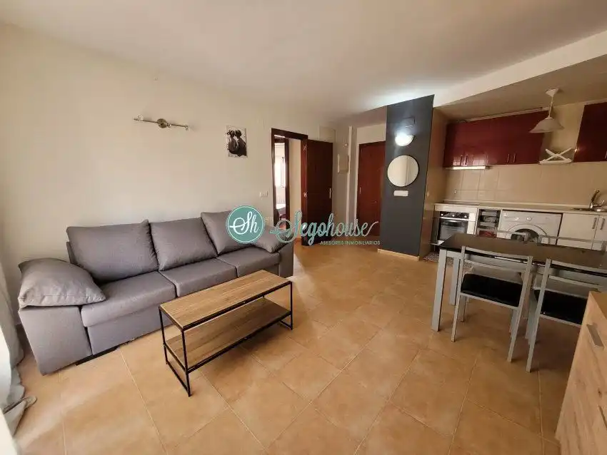 Living room of Flat for sale in Espirdo  with Heating, Storage room and Furnished