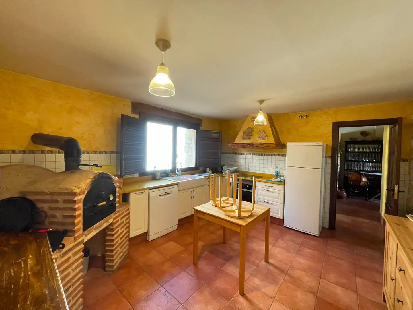 Cuina de Finca rústica en venda en Sepúlveda amb Calefacció, Jardí privat i Parquet