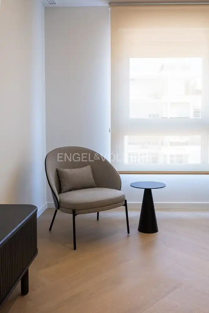 Sala d'estar de Pis de lloguer en Valencia amb Aire condicionat, Calefacció i Parquet