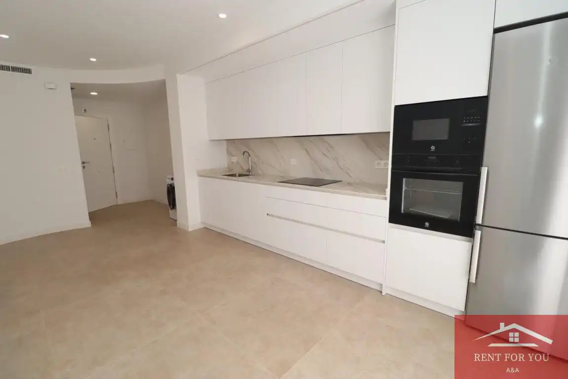Cocina de Piso de alquiler en Alhaurín El Grande con Aire acondicionado y Balcón