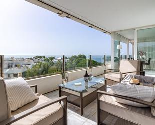 Terrace of Flat to rent in Marbella  with Heating, Private garden and Alarm