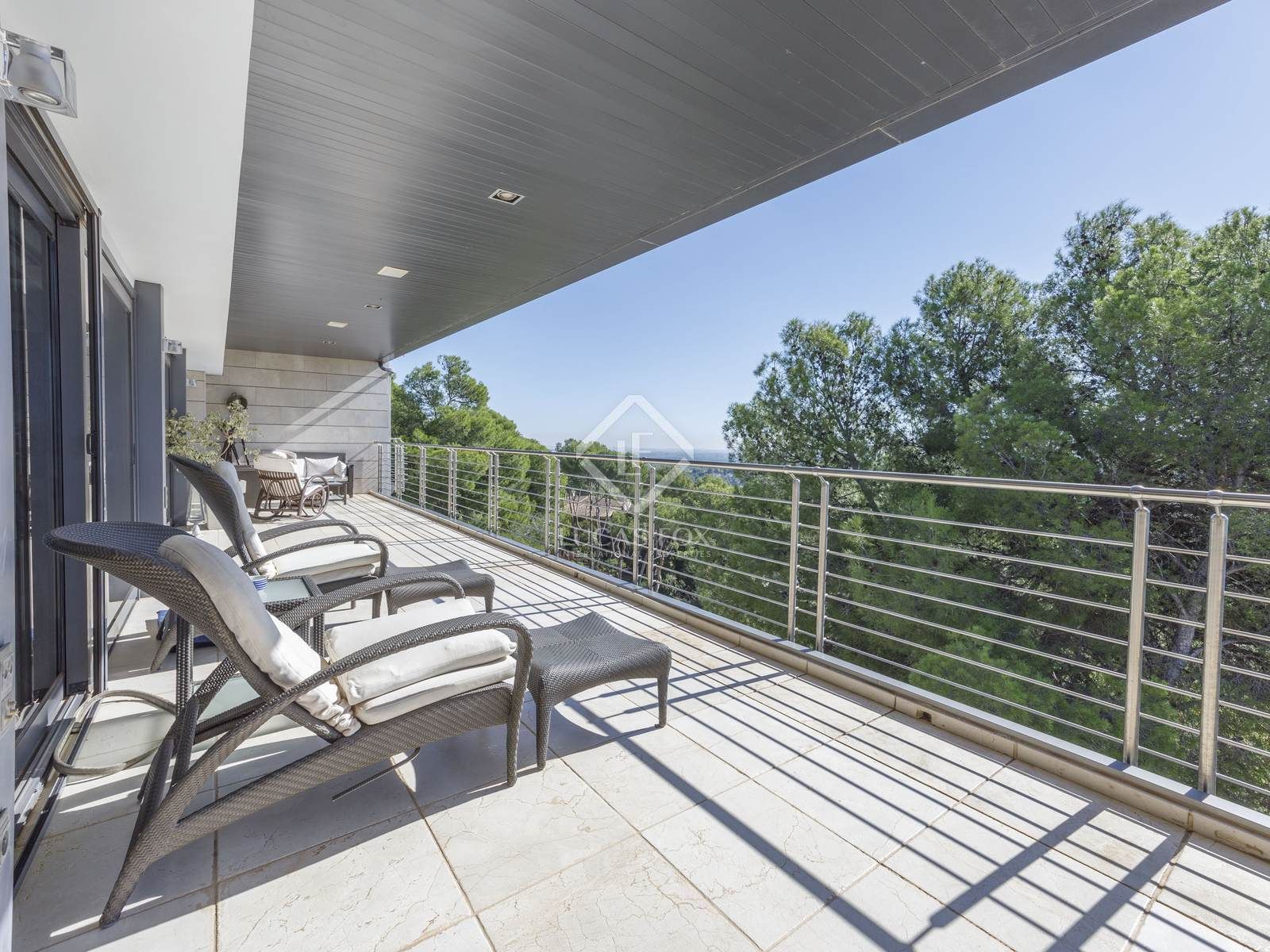 Terrassa de Casa o xalet en venda en Rocafort amb Aire condicionat, Calefacció i Jardí privat