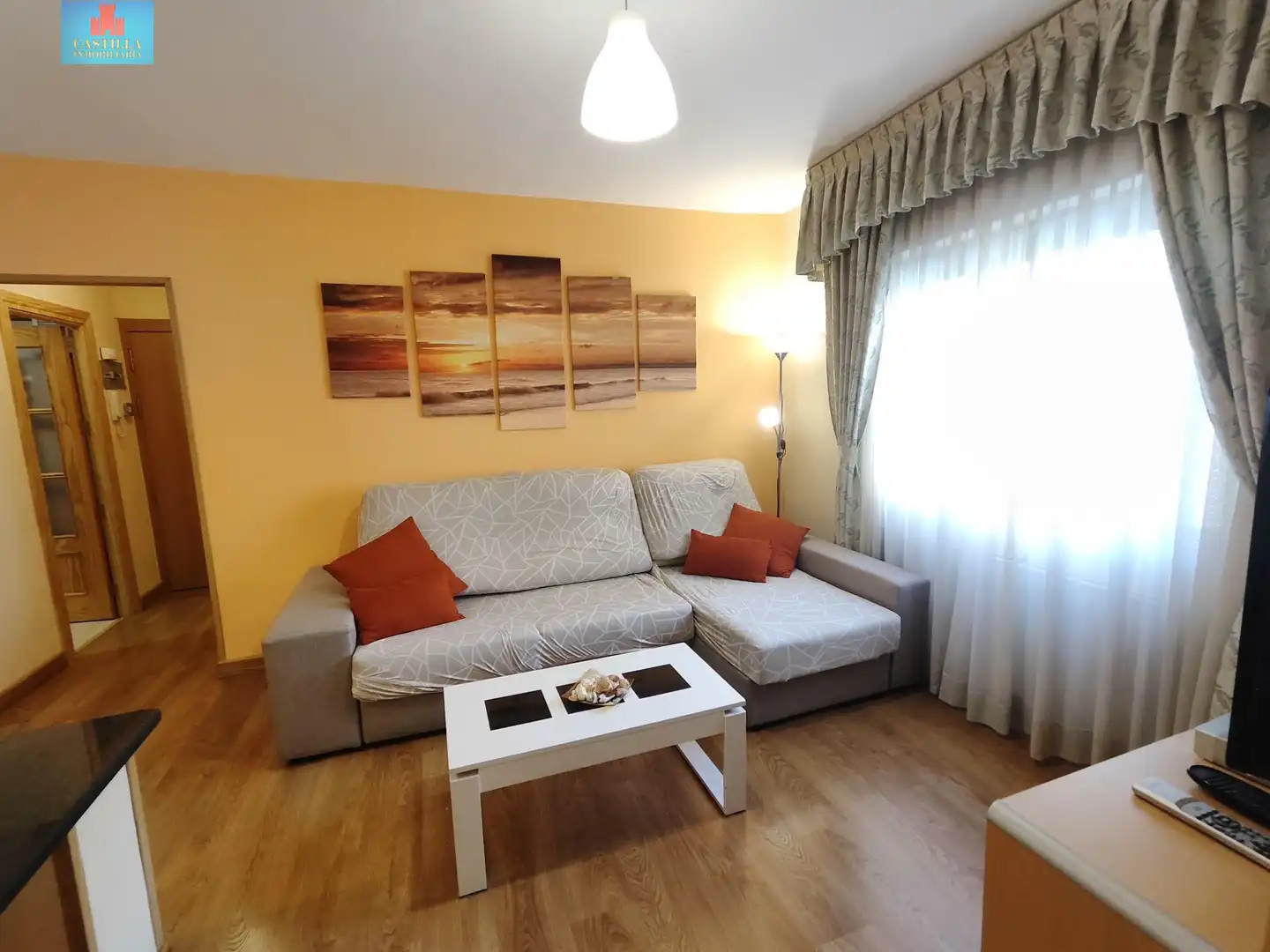 Sala de estar de Piso en venta en Ávila con Calefacción y Amueblado
