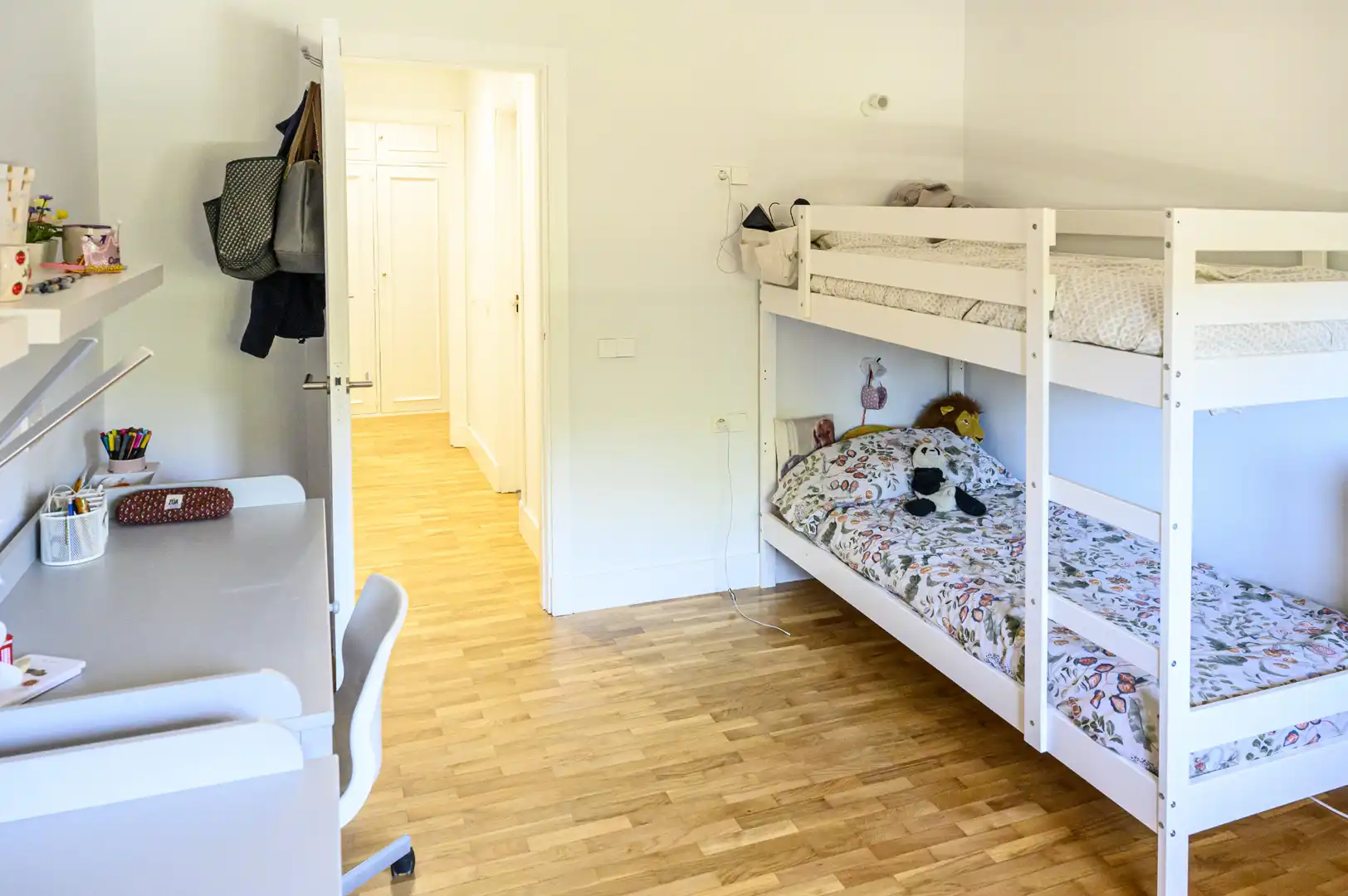 Schlafzimmer von Wohnung zum Verkauf in Pozuelo de Alarcón mit Klimaanlage, Heizung und Parkett