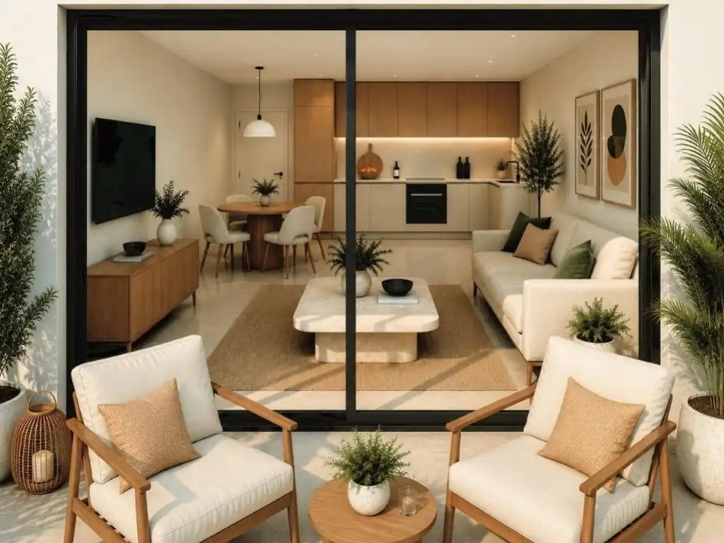 Sala de estar de Apartamento en venta en Torrevieja con Aire acondicionado y Piscina