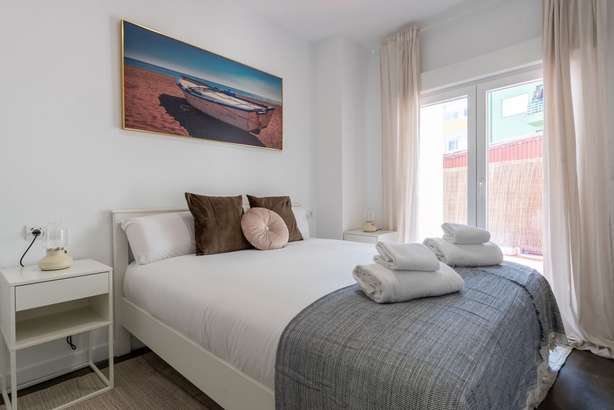 Bedroom of Apartment to rent in Boiro  with Air Conditioner, Heating and Terrace