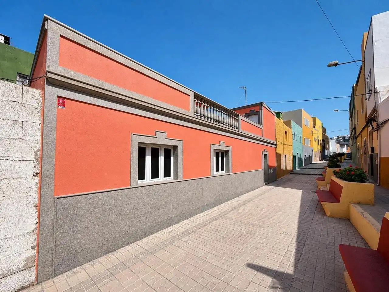 Vista exterior de Casa o xalet en venda en Telde amb Terrassa