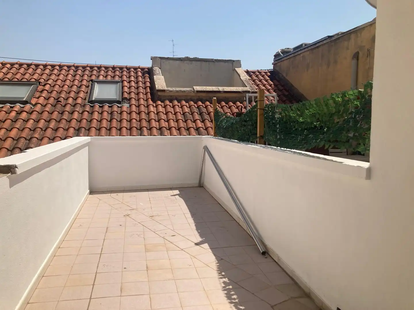 Terrasse von Dachboden zur Miete in Zaragoza mit Klimaanlage, Heizung und Parkett