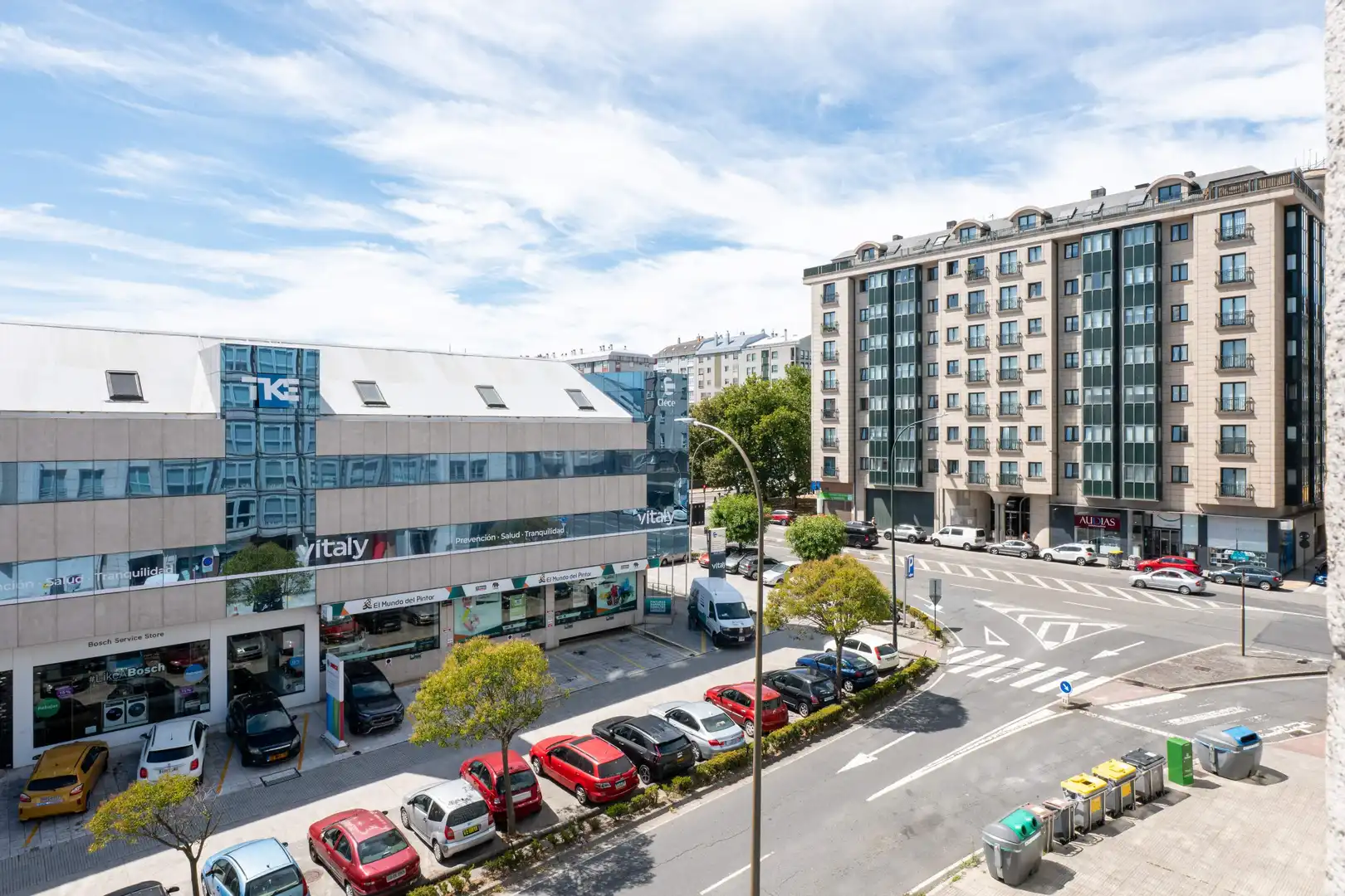 Exterior view of Apartments for sale in A Coruña Capital   with Heating, Parquet flooring and Storage room