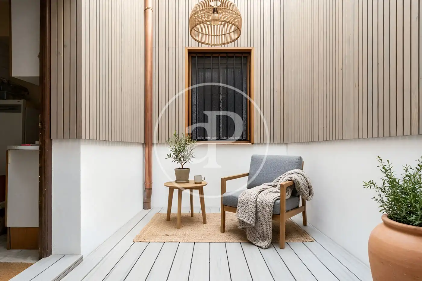 Balcony of Flat for sale in Madrid  with Heating