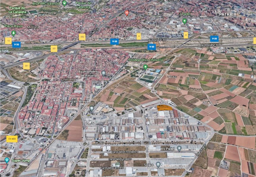 Terreny industrial en venda en Xirivella