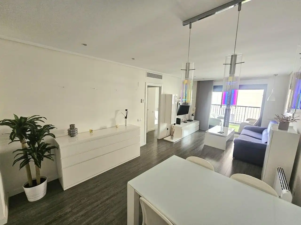 Wohnzimmer von Wohnungen zum Verkauf in Alboraya mit Klimaanlage, Privatgarten und Terrasse