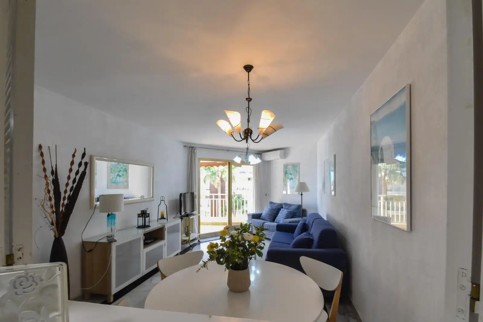 Living room of Apartments for rent in Fuengirola  with Air Conditioner, Heating and Private garden