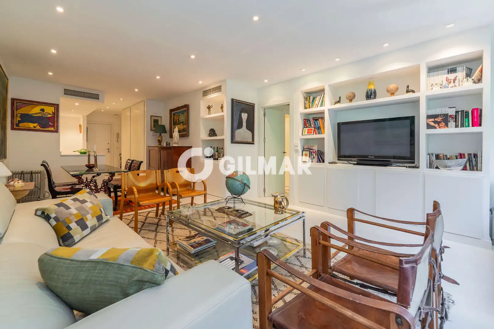 Sala d'estar de Pis en venda en Barrio de Salamanca
