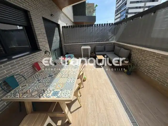 Terrace of Flat for rent in Madrid  with Air Conditioner, Terrace and Storage room
