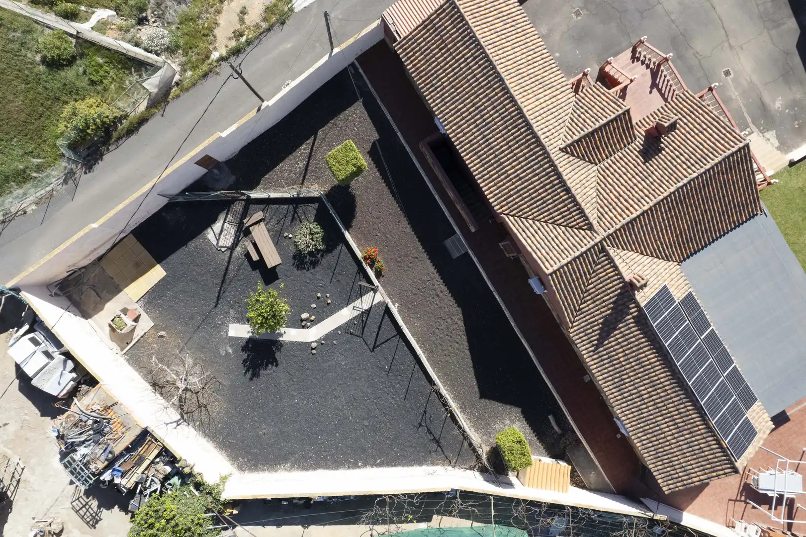 Terraza de Casa o chalet en venta en Granadilla de Abona con Aire acondicionado, Jardín privado y Terraza