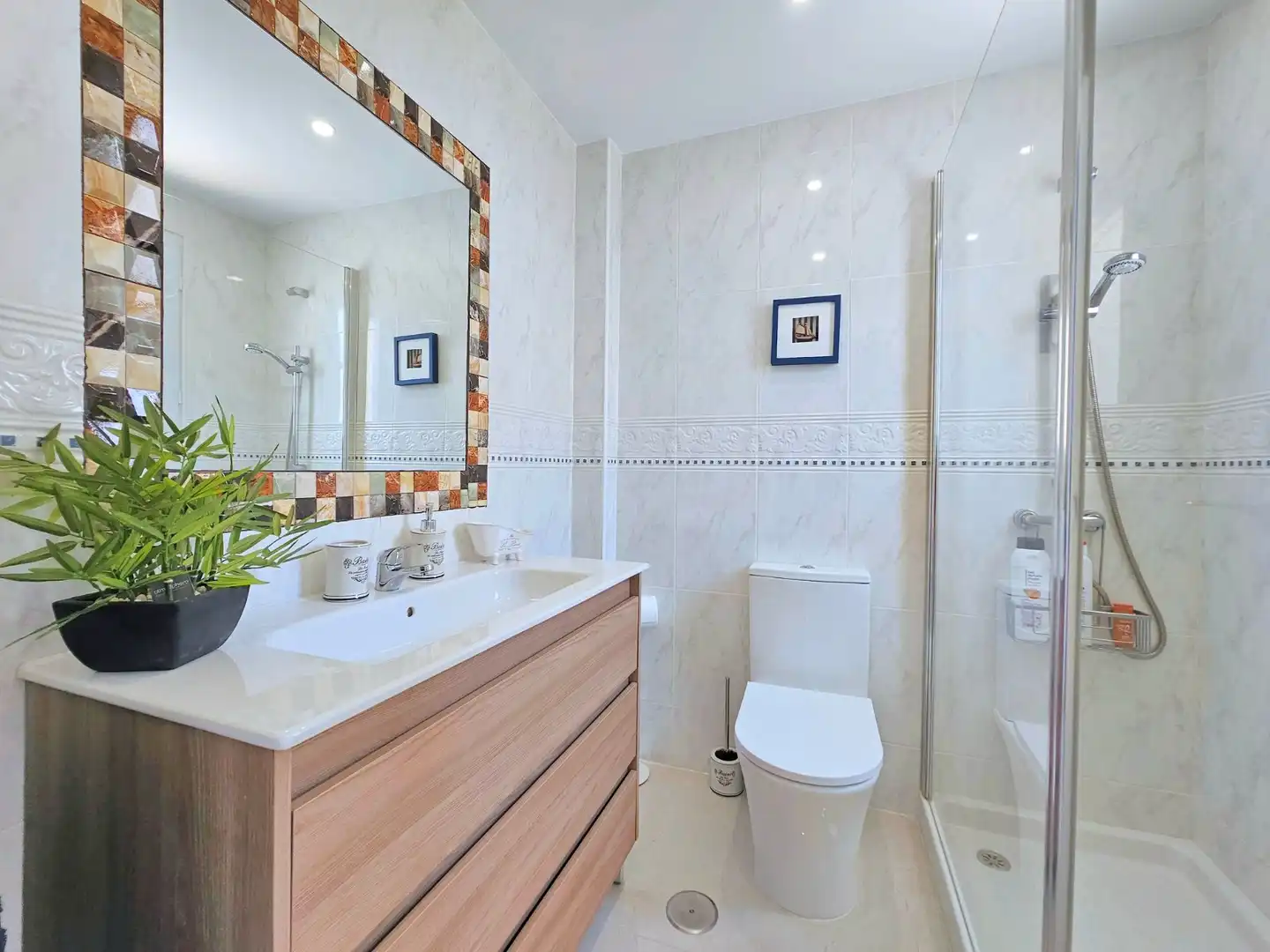 Bathroom of Ground floor for rent in La Manga del Mar Menor  with Air Conditioner, Heating and Terrace