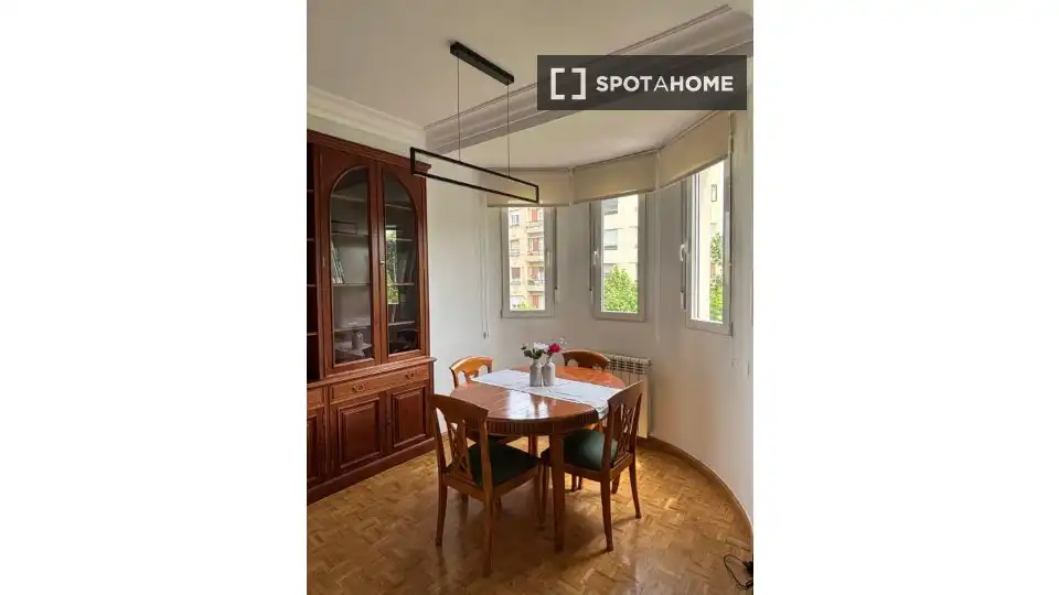 Dining room of Apartments for share in Madrid  with Air Conditioner, Heating and Terrace