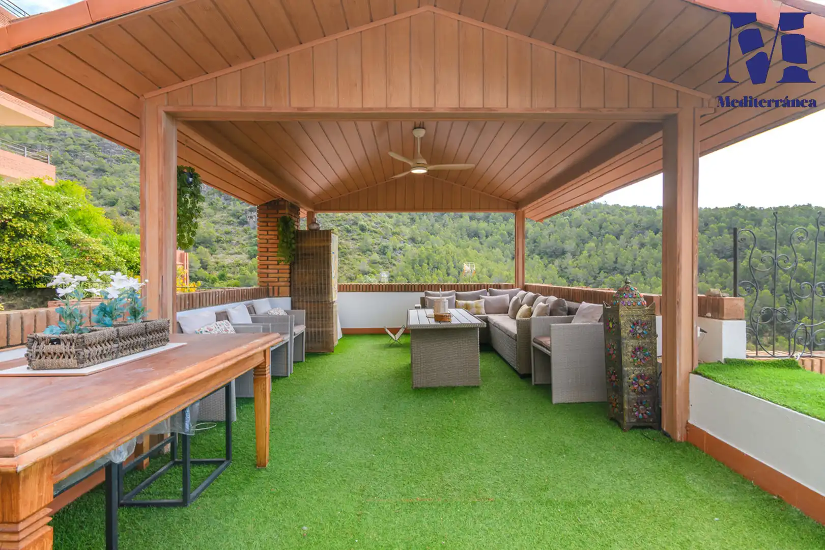 Terrassa de Casa o xalet en venda en Sitges amb Jardí privat, Parquet i Terrassa