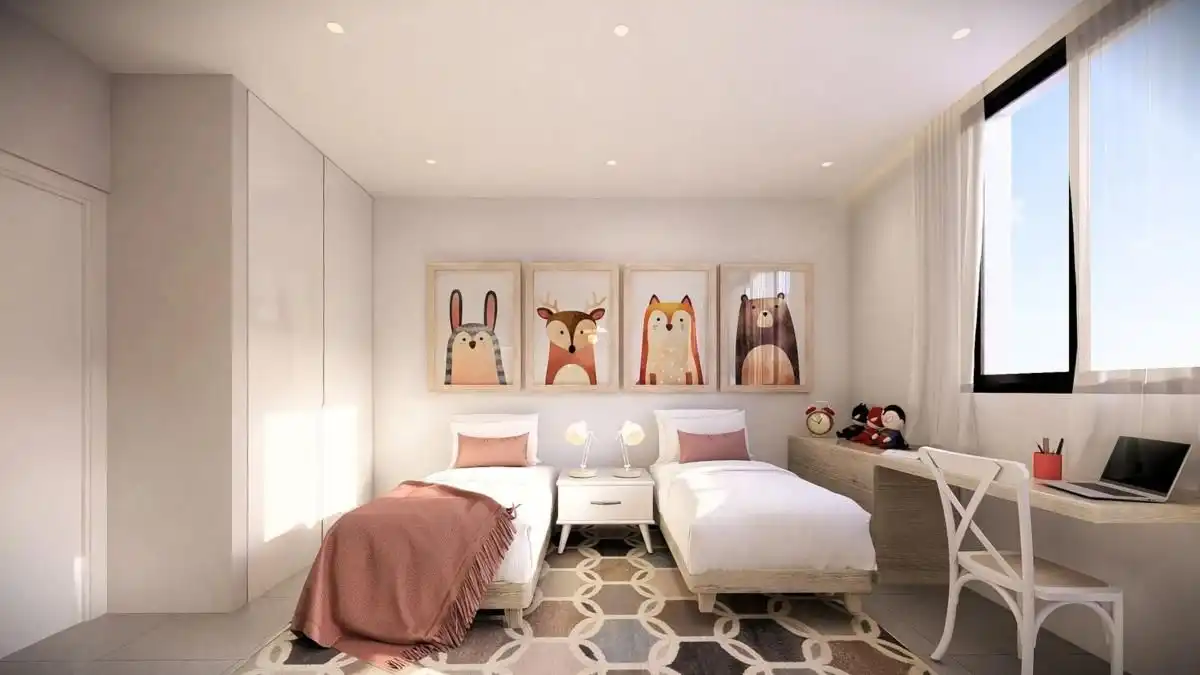 Dormitori de Apartament en venda en Jávea / Xàbia amb Alarma i Piscina comunitària