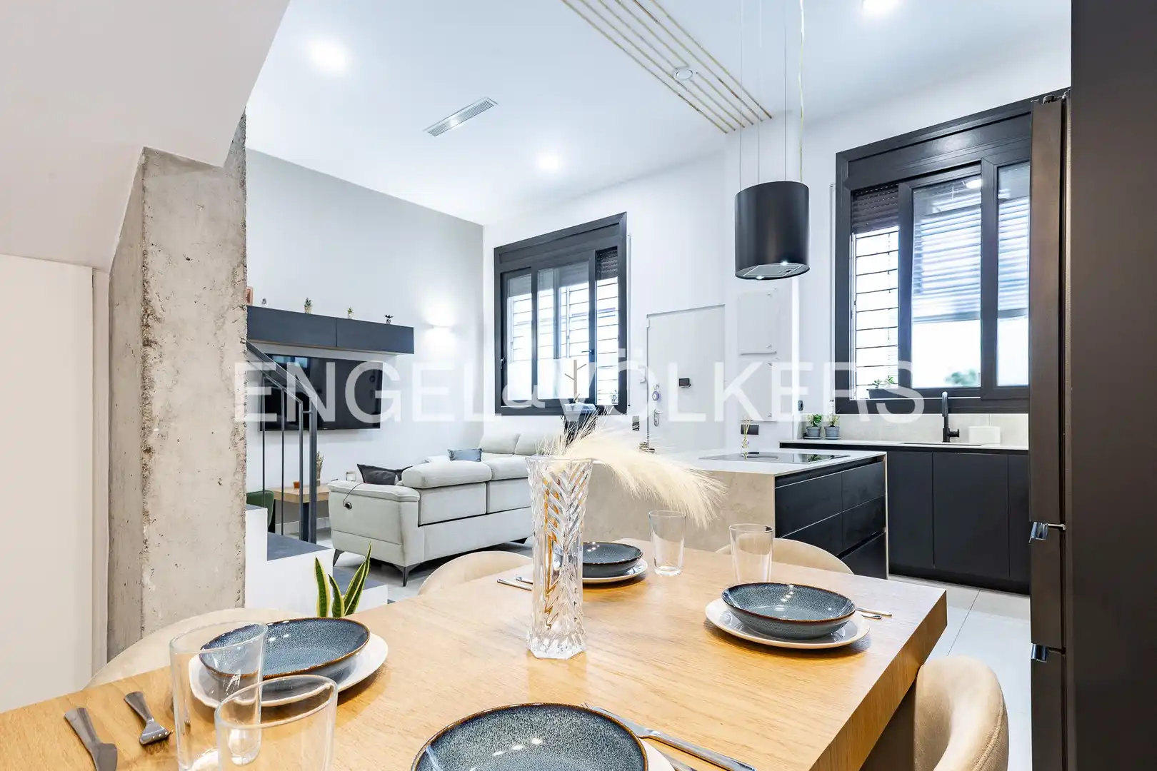 Comedor de Casa adosada en venta en Badalona con Aire acondicionado, Calefacción y Terraza