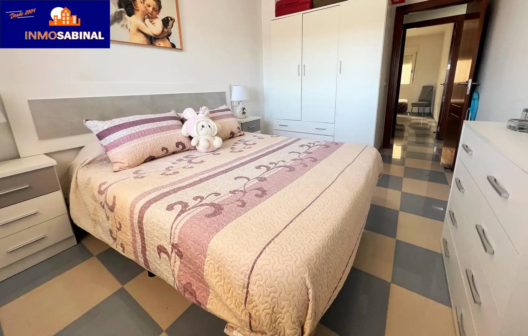 Bedroom of Flat for sale in Roquetas de Mar  with Air Conditioner, Terrace and Furnished