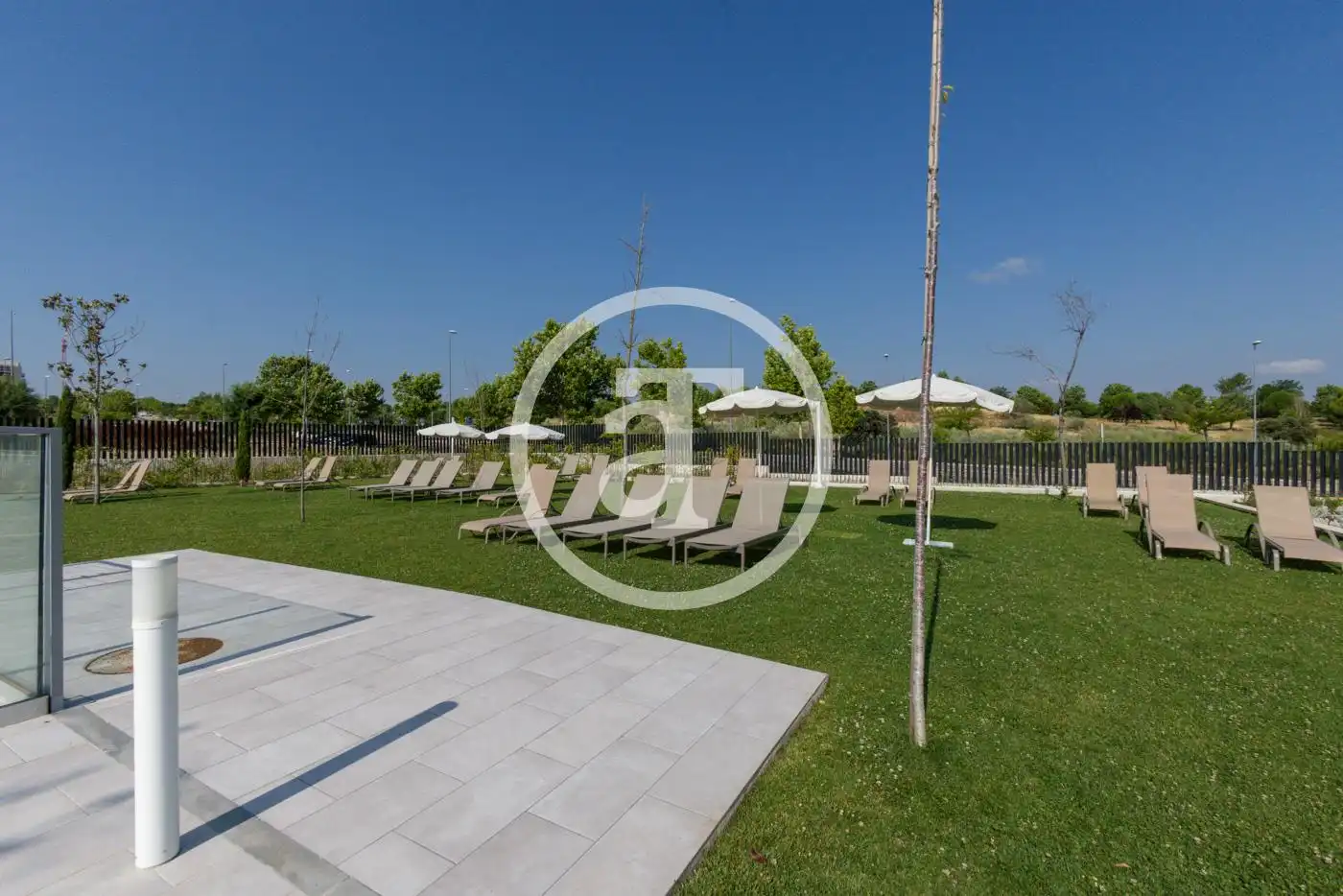 Garten von Wohnung zur Miete in Alcobendas mit Klimaanlage, Heizung und Möbliert