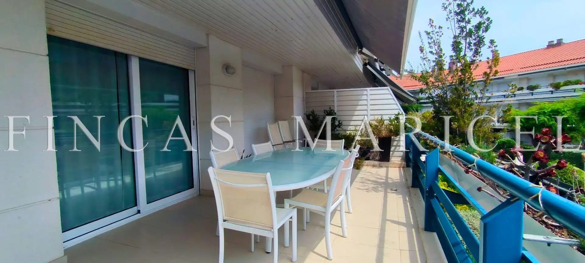 Terraza de Piso de alquiler en Sitges con Aire acondicionado, Calefacción y Terraza