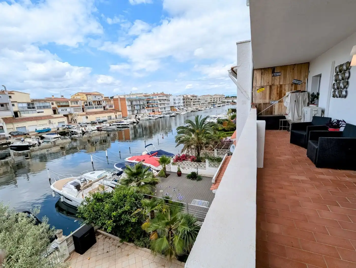 Balcony of Apartments for sale in Empuriabrava  with Air Conditioner, Heating and Terrace