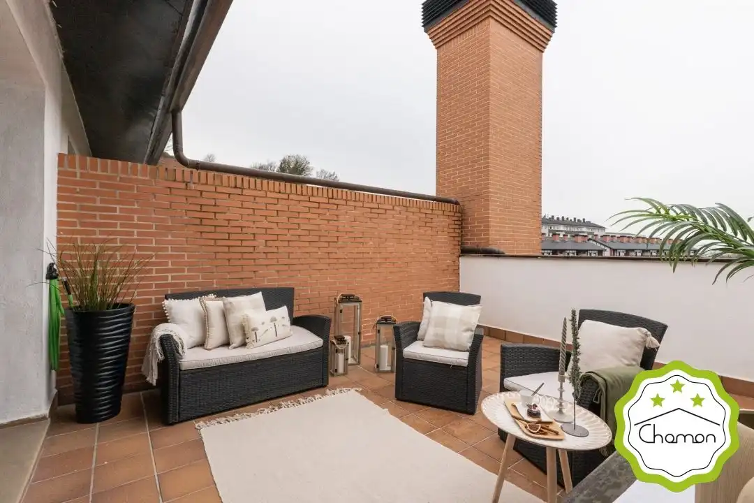 Terraza de Casa adosada en venta en Bilbao  con Calefacción, Jardín privado y Terraza