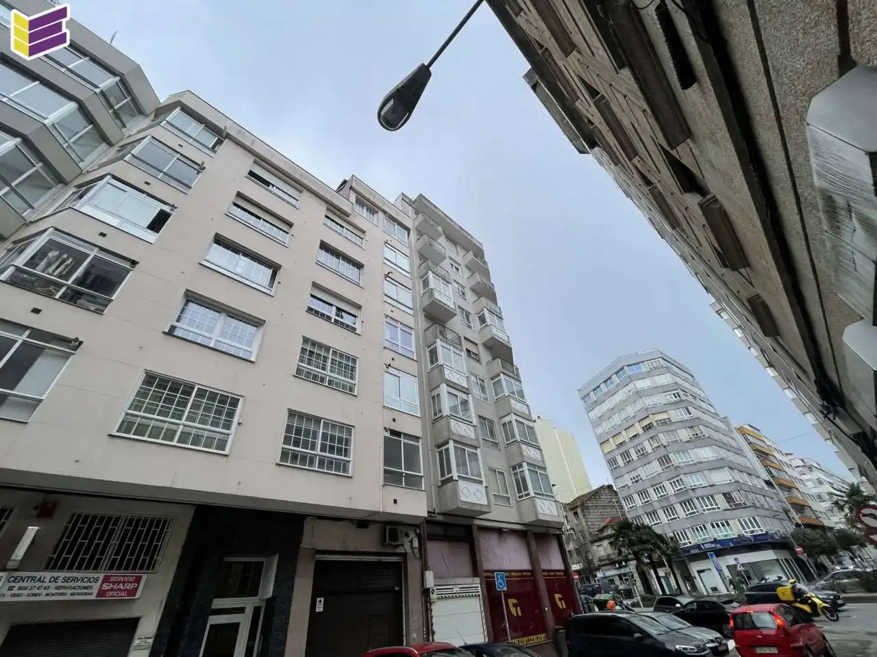 Exterior view of Flat for sale in Vigo   with Heating, Parquet flooring and Terrace