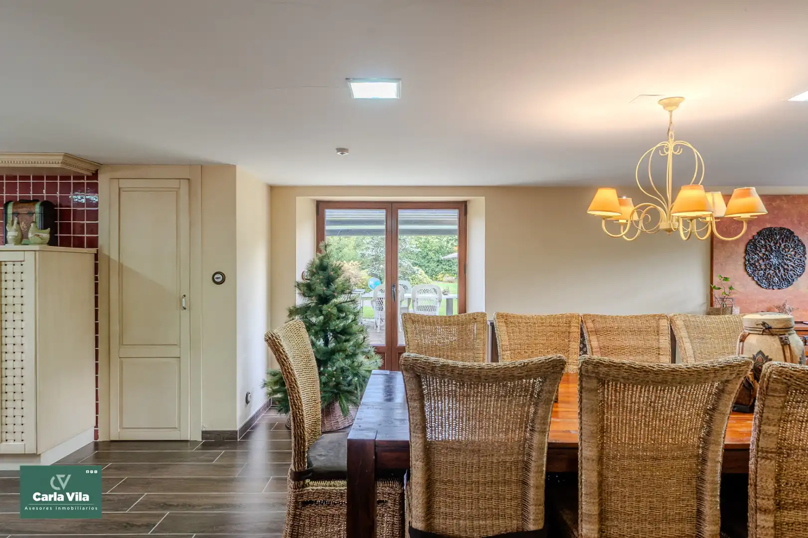 Dining room of Houses for sale in Lugo  with Heating, Private garden and Parquet flooring