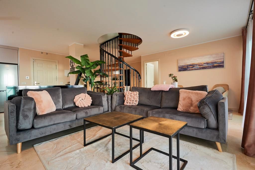 Sala de estar de Apartamento en venta en San Miguel de Abona con Aire acondicionado, Terraza y Amueblado