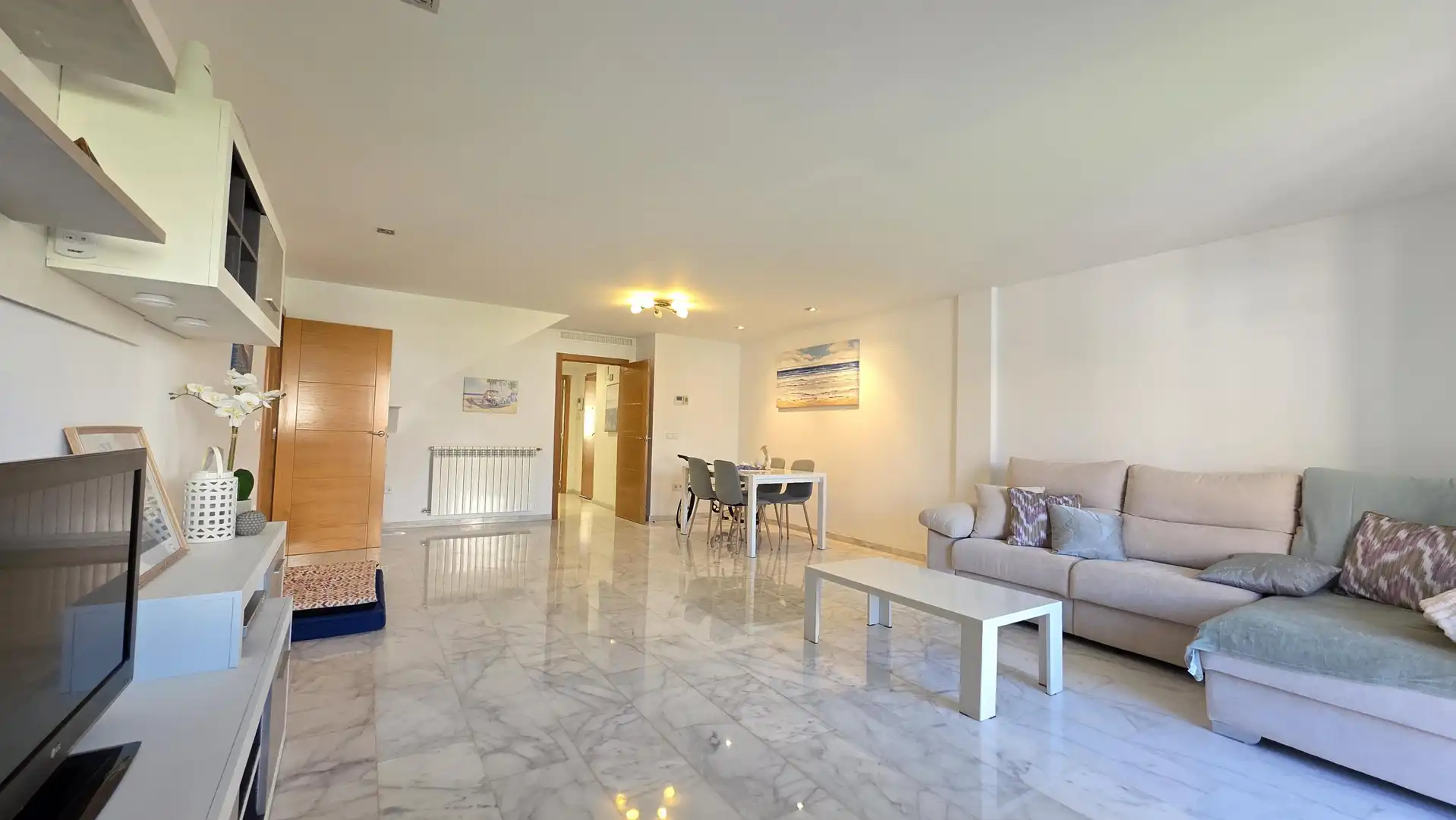 Sala de estar de Piso en venta en Gandia con Aire acondicionado, Calefacción y Terraza