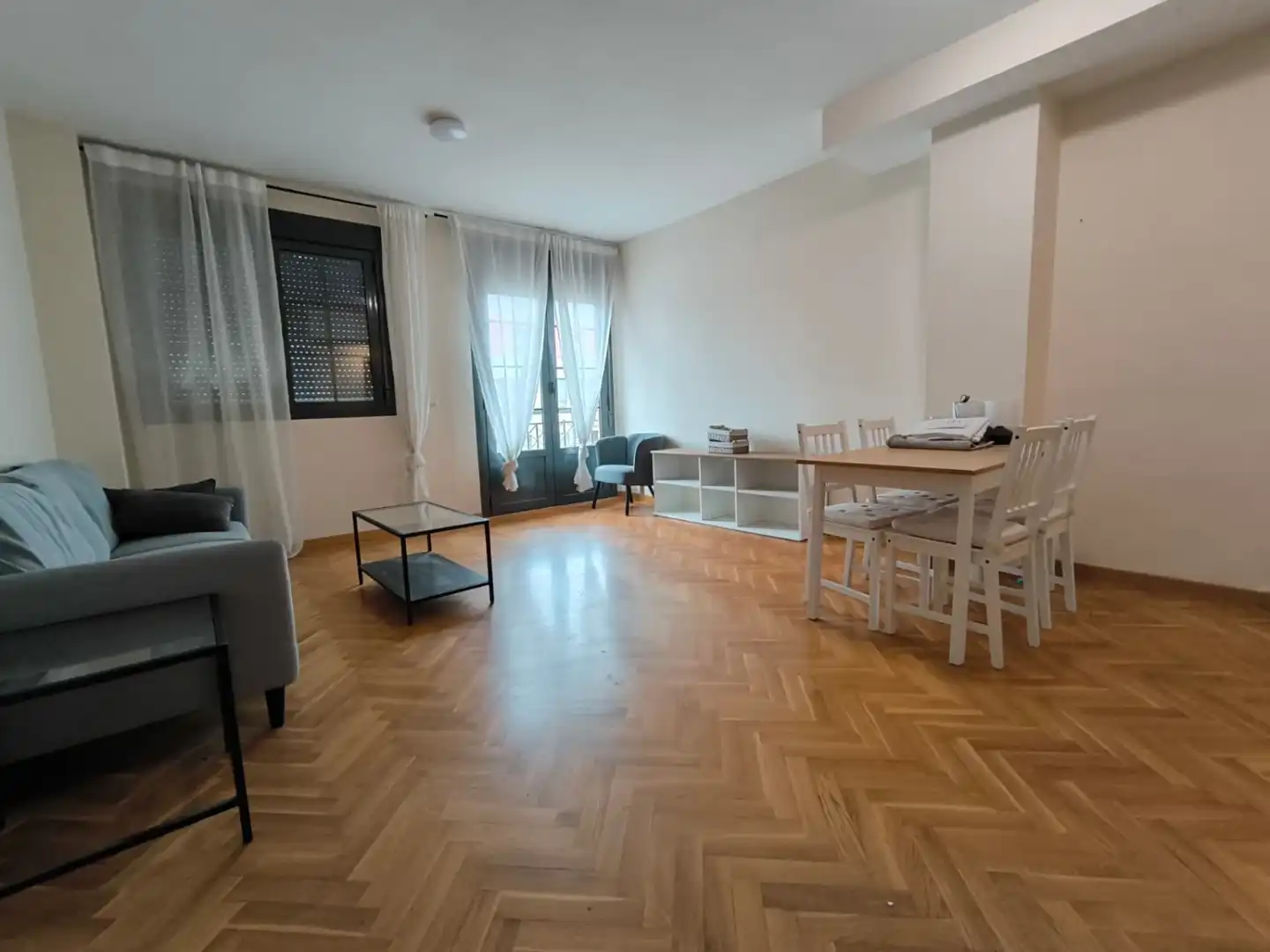 Living room of Flat for rent in Murcia  with Air Conditioner, Furnished and Washing machine