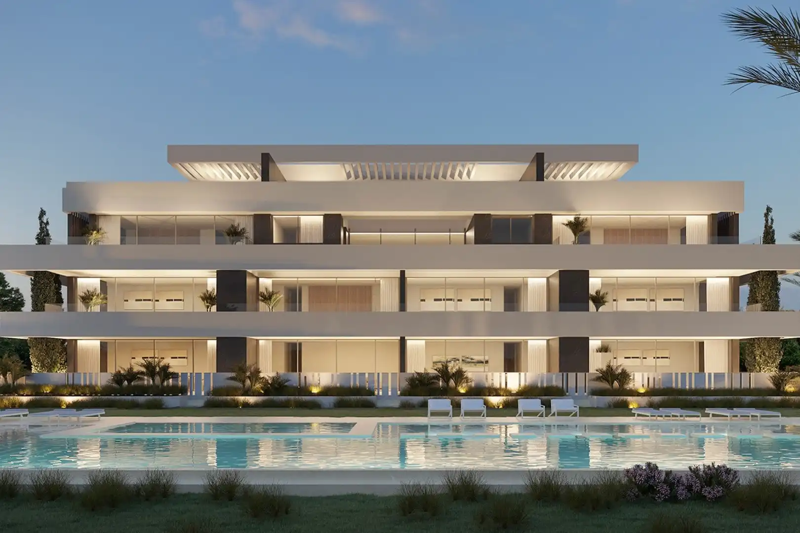 Vista exterior de Piso en venta en La Nucia con Aire acondicionado, Calefacción y Jardín privado