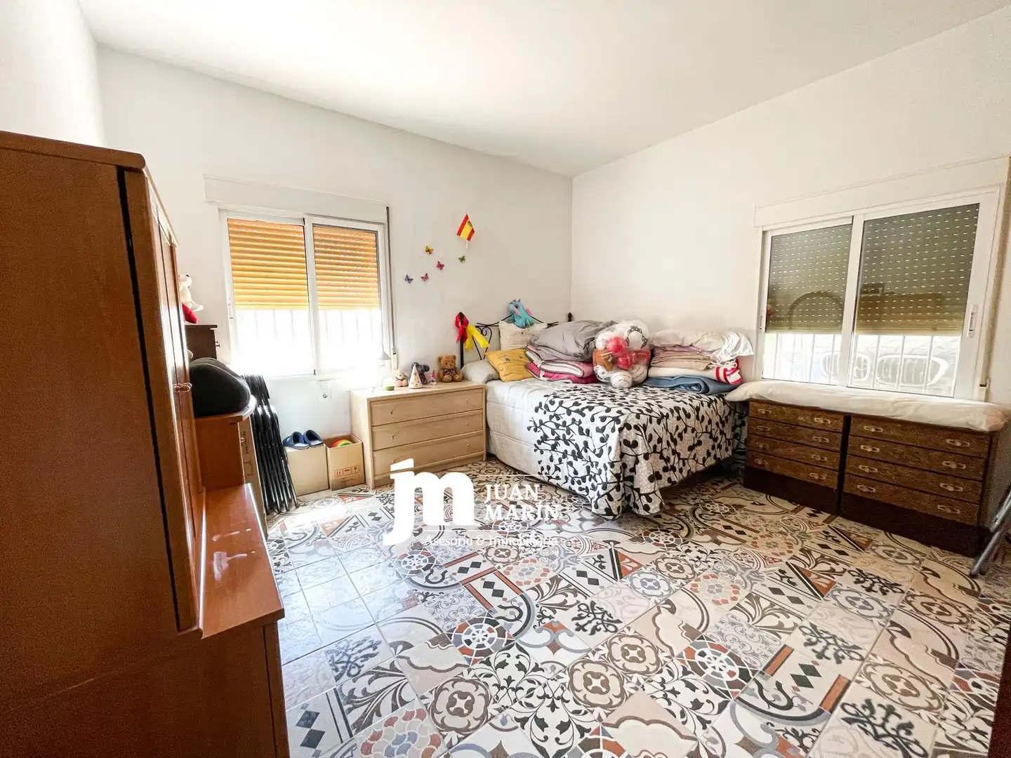 Dormitori de Finca rústica en venda en Ricote amb Aire condicionat, Jardí privat i Terrassa