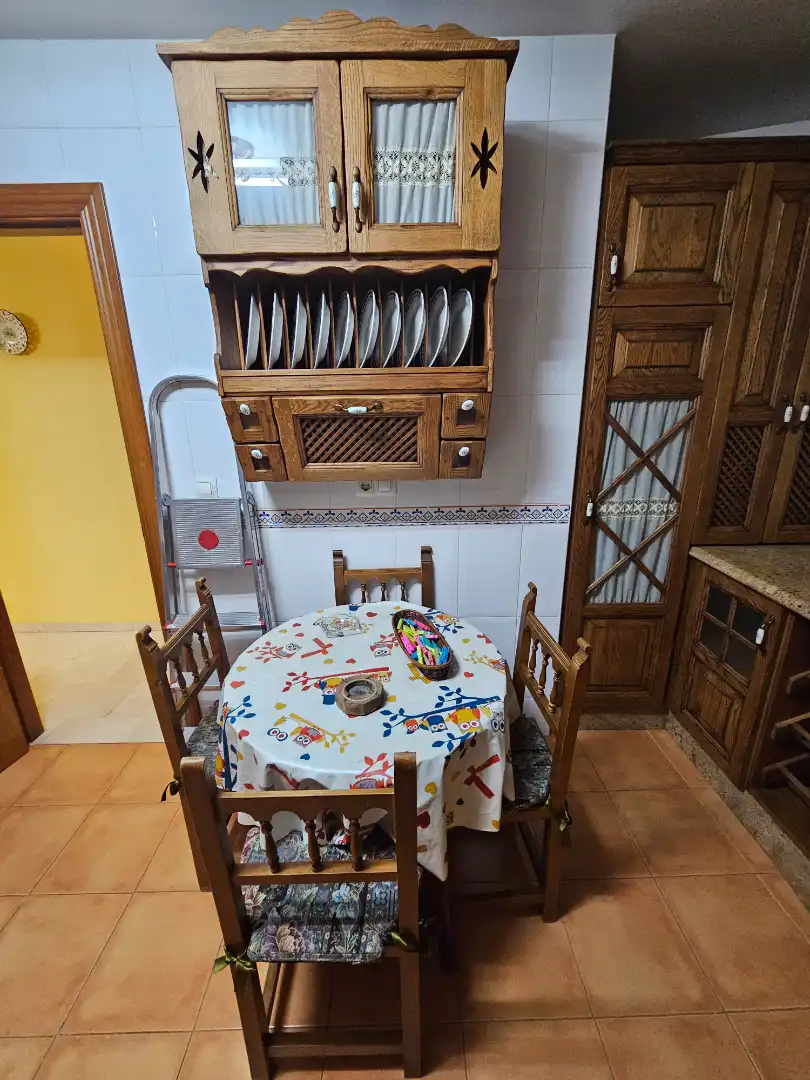Cuina de Pis de lloguer en Coín amb Terrassa, Moblat i Forn