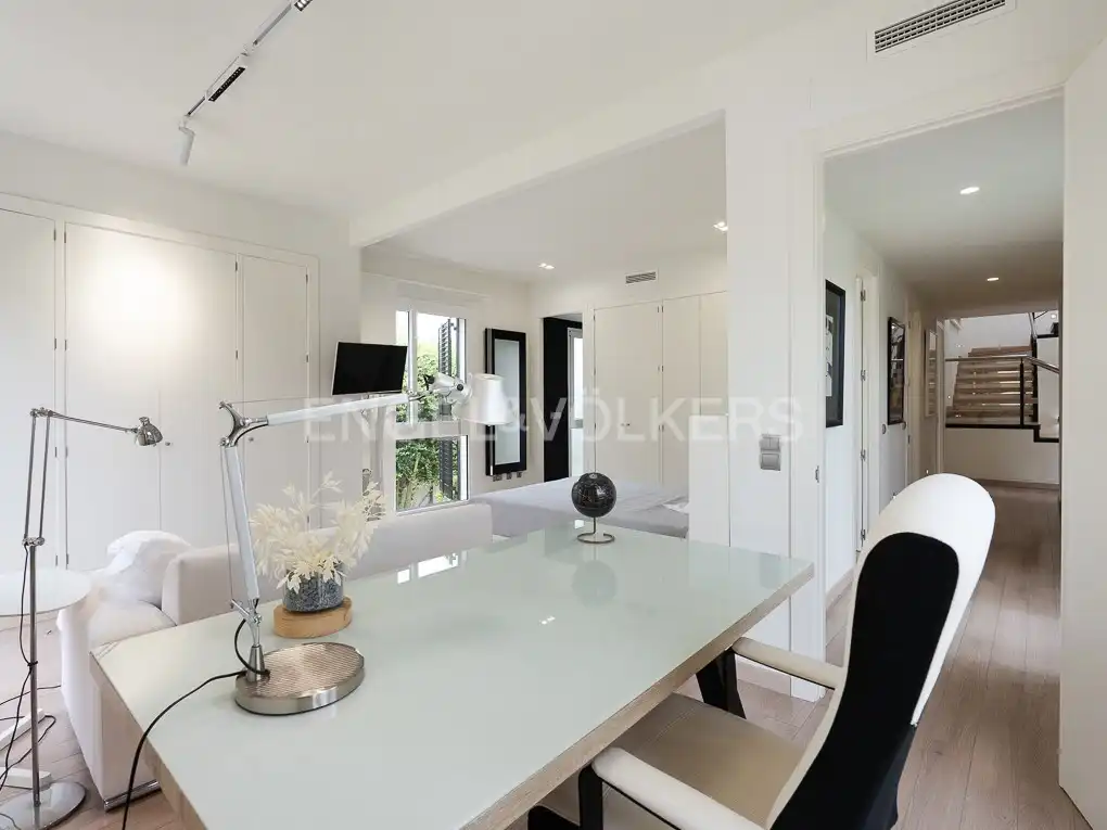 Dining room of Houses for rent in Bétera  with Air Conditioner, Heating and Private garden
