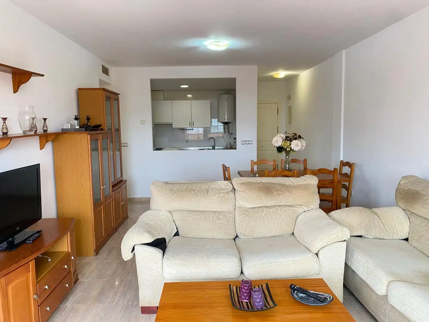 Sala d'estar de Apartament en venda en Águilas amb Aire condicionat, Calefacció i Terrassa