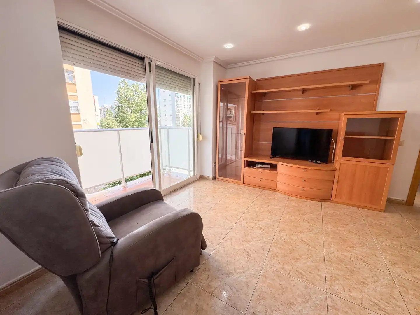 Sala de estar de Piso en venta en Valencia con Aire acondicionado y Balcón
