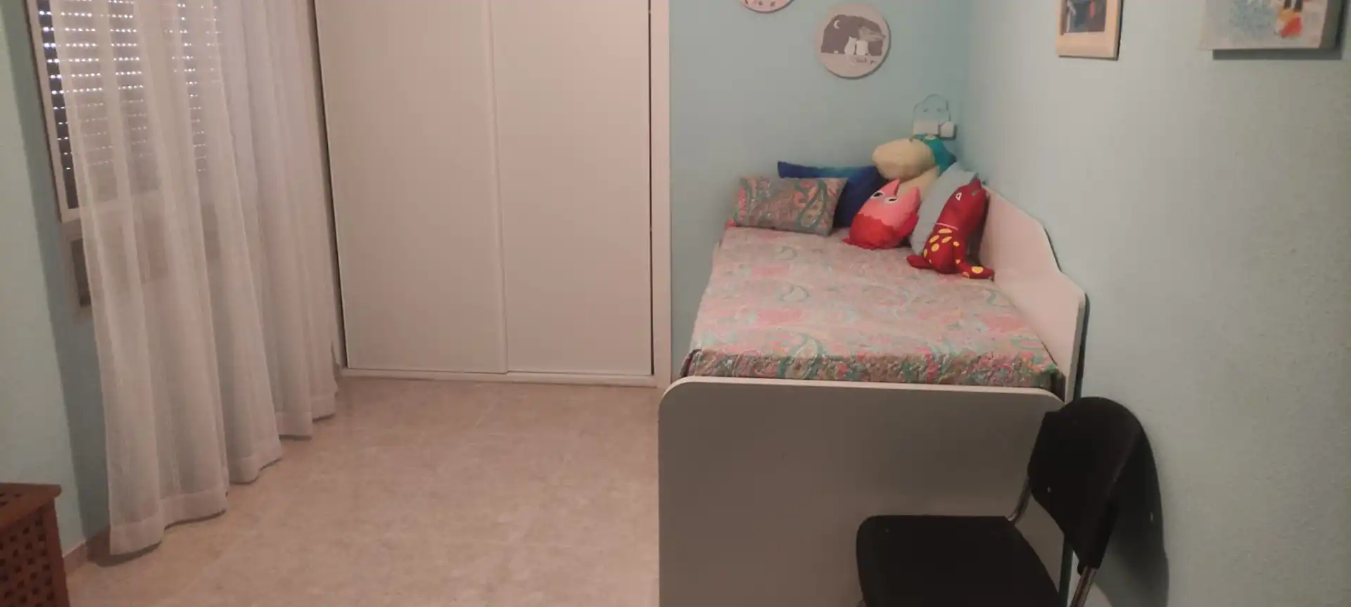Schlafzimmer von Wohnung zum Verkauf in Burriana / Borriana mit Klimaanlage, Möbliert und Ofen