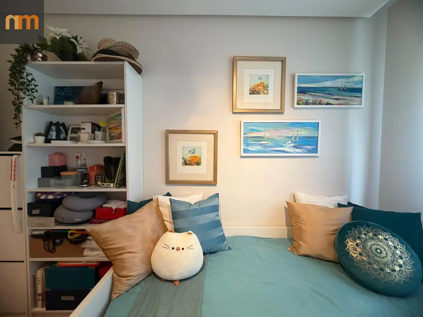 Bedroom of Flat for sale in Madrid  with Air Conditioner, Heating and Private garden