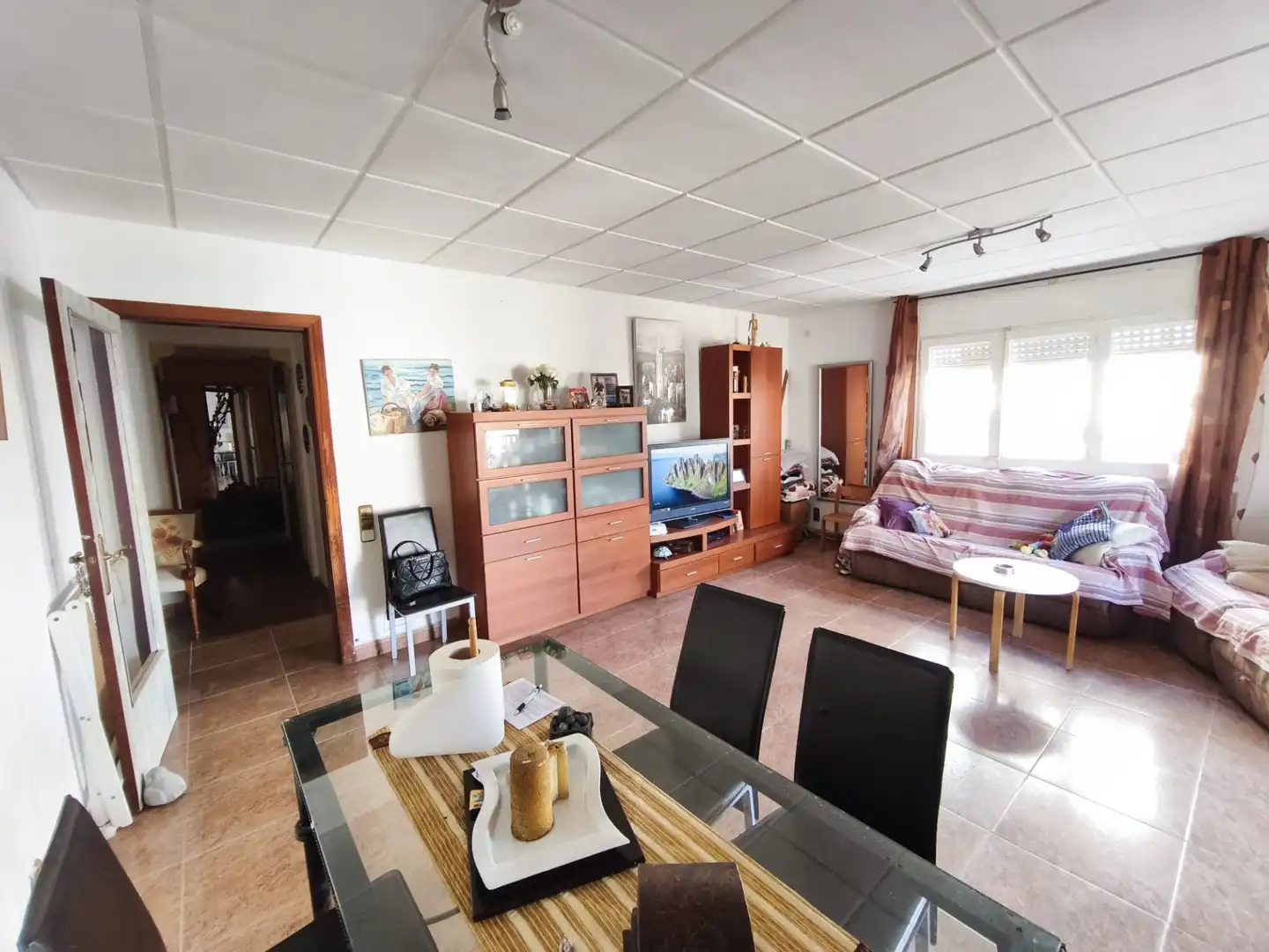 Sala de estar de Piso en venta en Salou con Aire acondicionado, Terraza y Amueblado