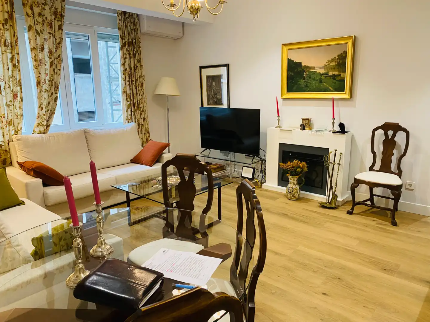 Sala de estar de Piso en venta en Santander con Aire acondicionado, Calefacción y Parquet